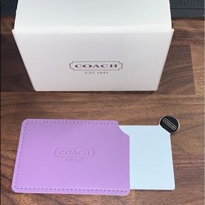 ⭐️ SOLD ❌personal sized mirror COACH ⭐️